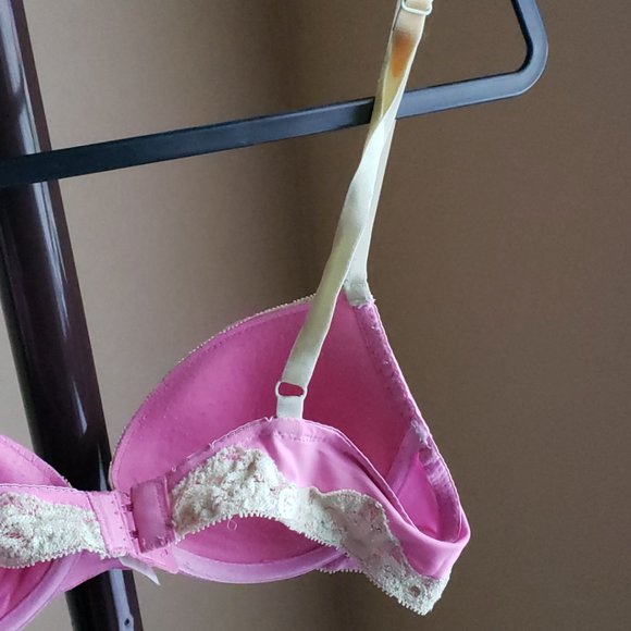 René Rofé Pink & Green Lace Bra – Size 36B - Picture 16 of 16